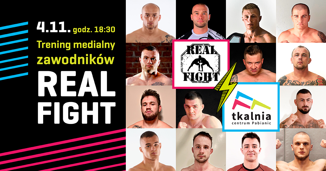 , Trening zawodników Real Fight 3 w Tkalnia Pabianice!