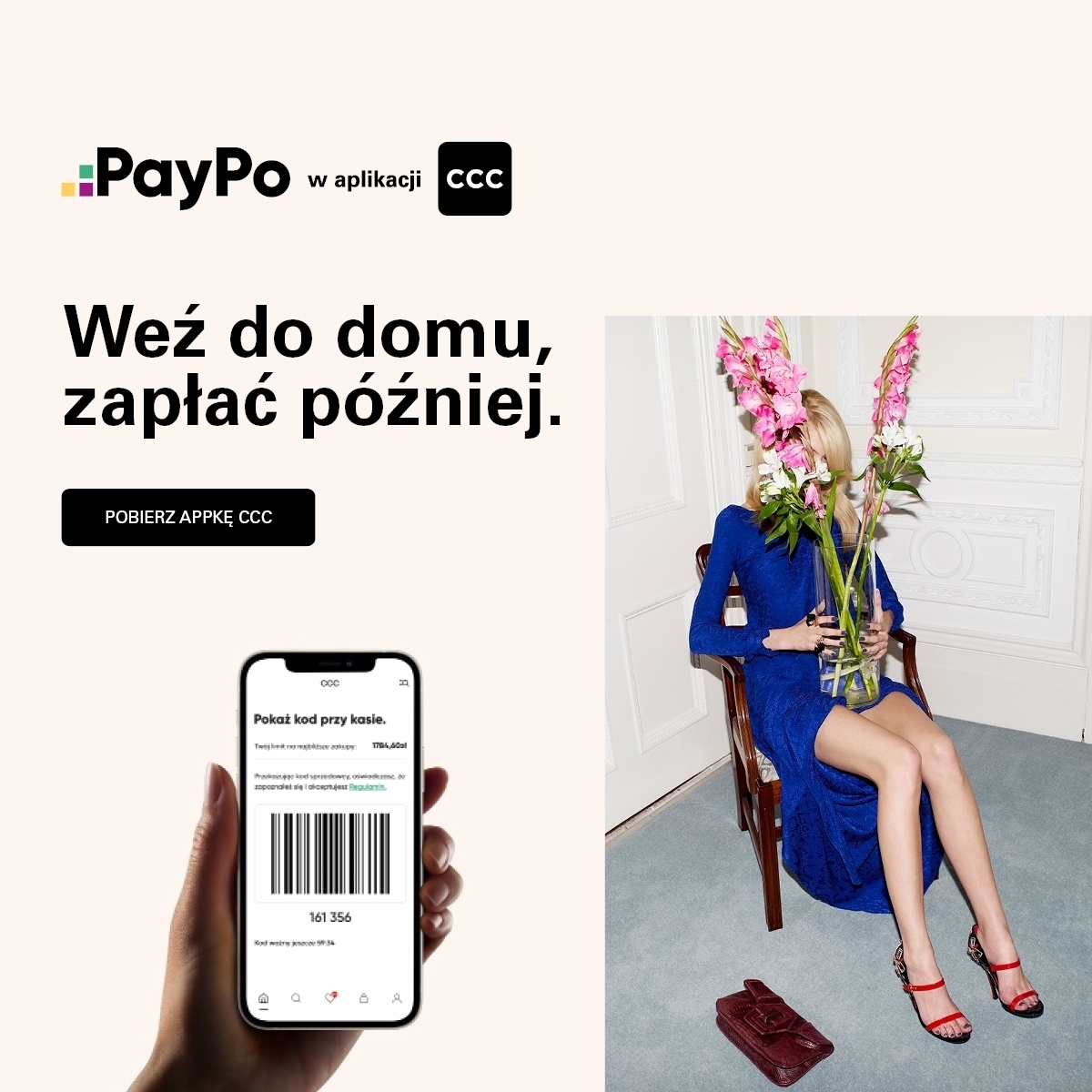 , PayPo w aplikacji CCC!