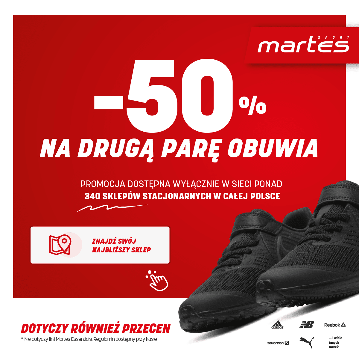 Martes Sport, Wiosna na sportowo! -50% na drugą parę obuwia w Martes Sport w Tkalni! Nie przegap okazji!