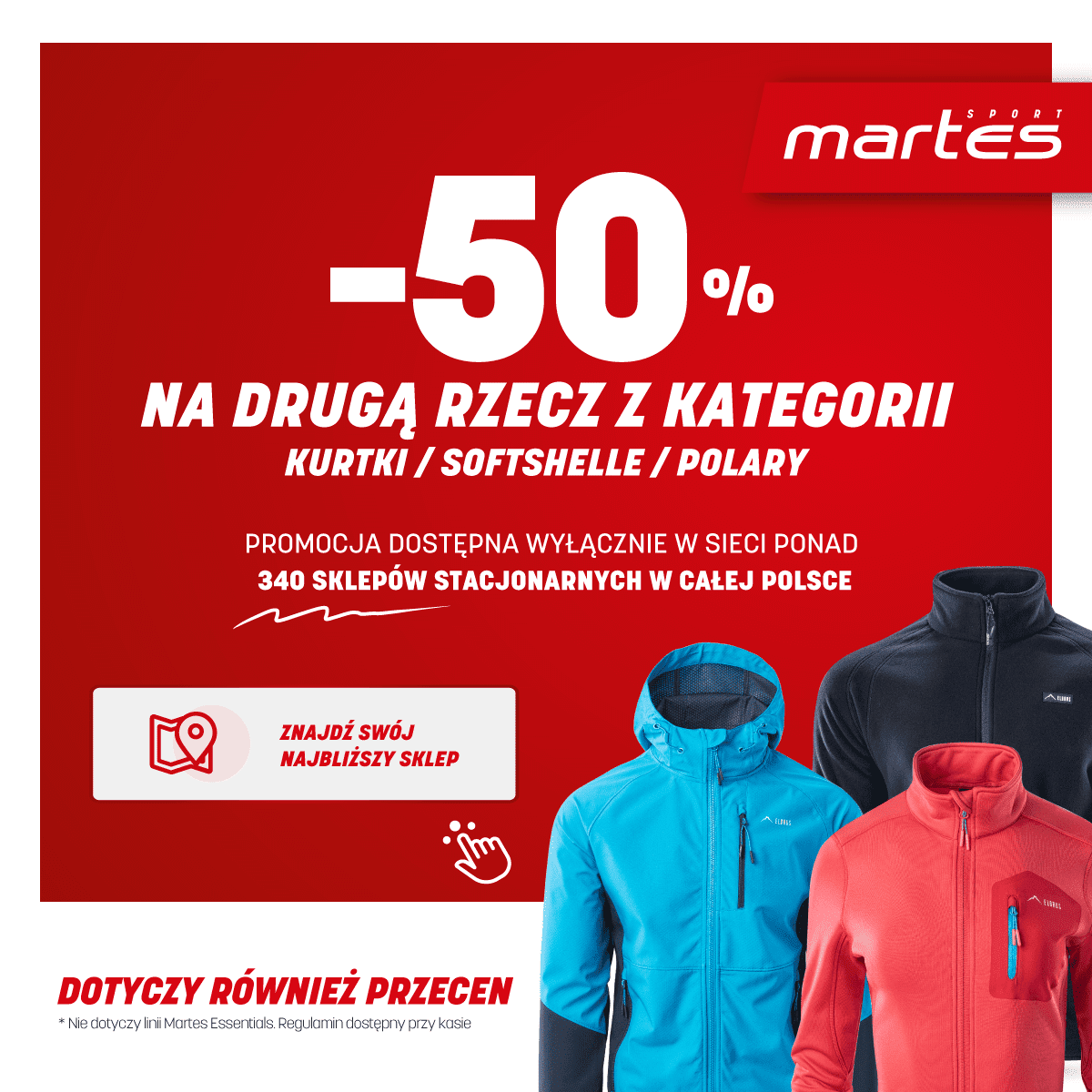 Martes Sport, Tylko w Martes Sport w Tkalni -50%