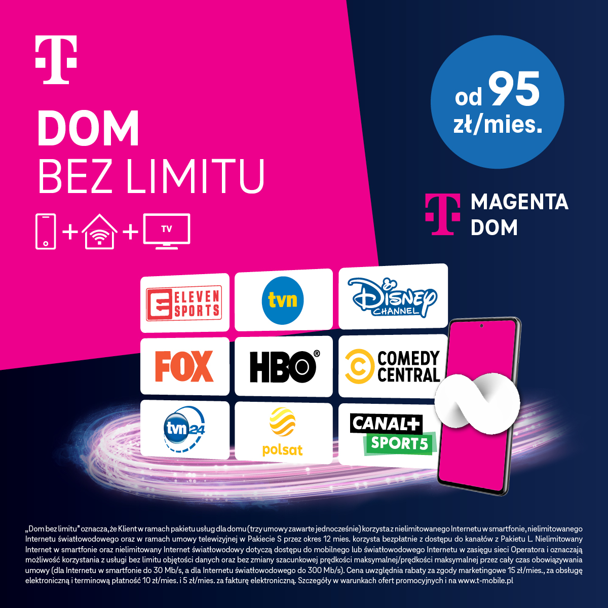 T-Mobile, T-Mobile DOM BEZ LIMITU!