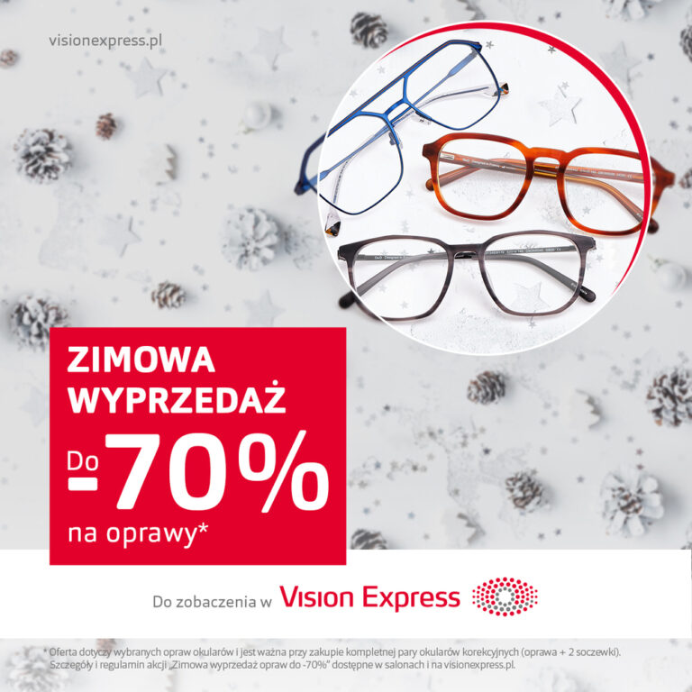 Zimowa wyprzedaż w Vision Express‼