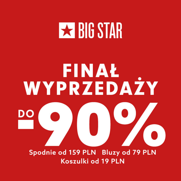 FINAL SALE do -90% w BIG STAR JEANS w Tkalni ❤