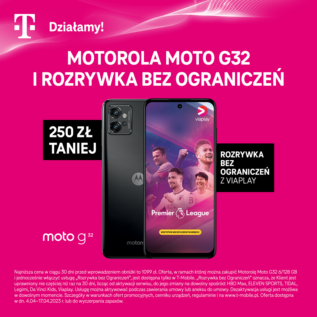 T-Mobile, MOTOROLA MOTO G32 w T-Mobile w Tkalni!