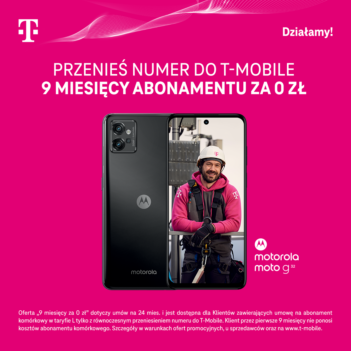 T-Mobile, Przenieś numer do T-Mobile i zyskaj 9 miesięcy abonamentu za 0 zł
