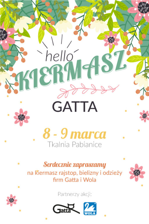 KIERMASZ – Gatta i Wola – marcowa edycja!🌸