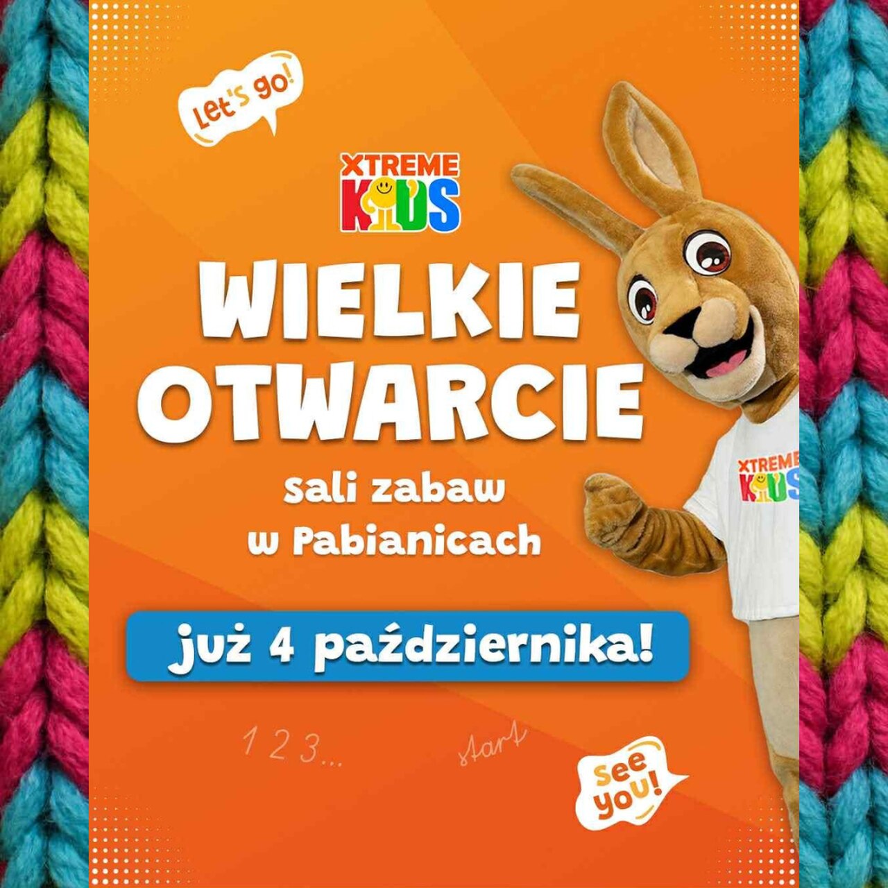 Nowy Punkt na mapie Tkalni² – Xtreme KiDS Pabianice 4.10.2025 WIELKIE OTWARCIE!!