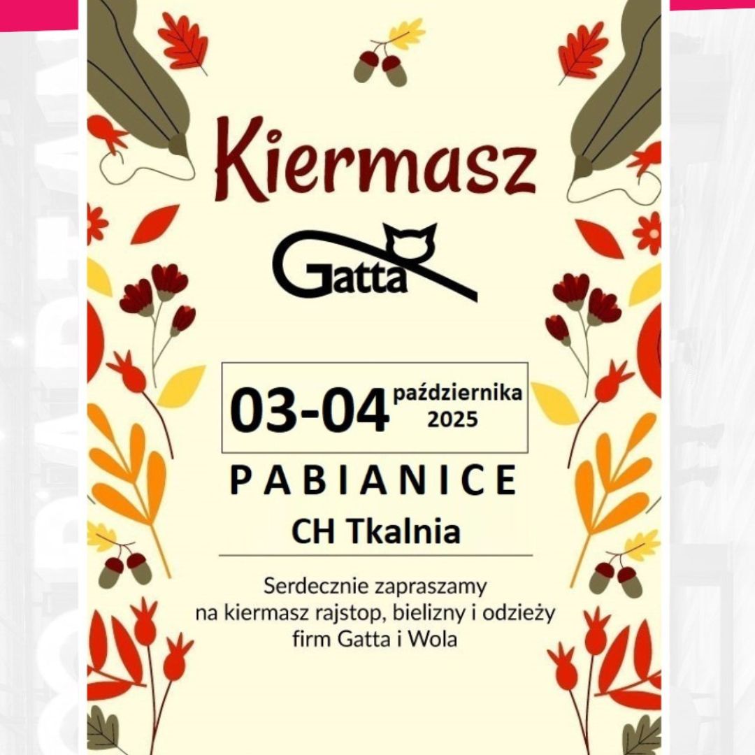 KIERMASZ GATTA 3-4 PAŹDZIERNIKA !