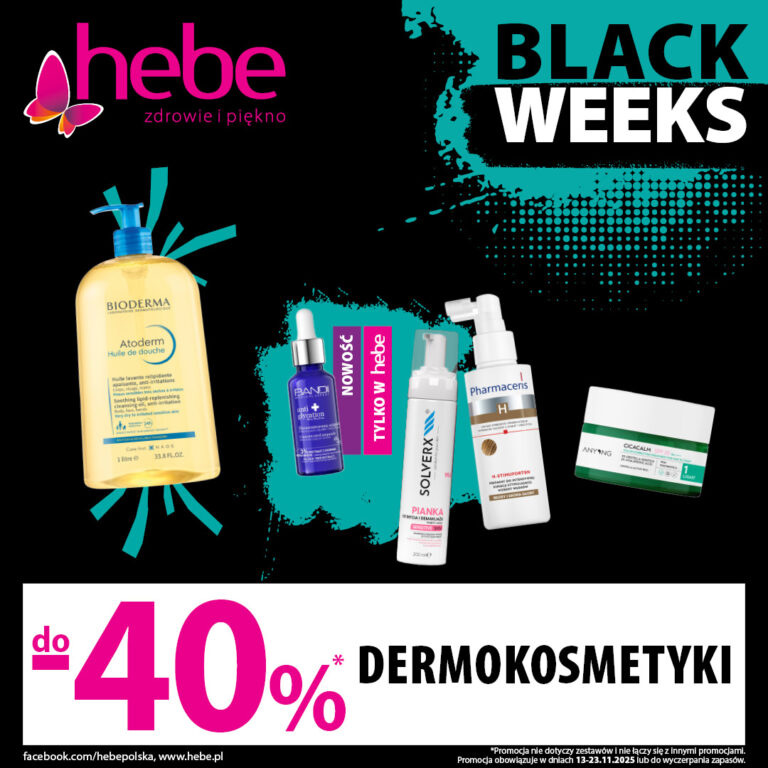 BLACKWEEKS_DERMOKOSMETYKI do -40%