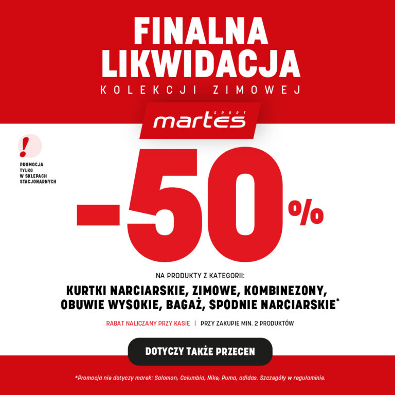 Finalna likwidacja kolekcji zimowej