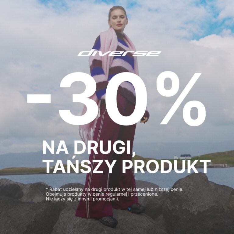 Promocja 1+1 -30% w salonie Diverse!