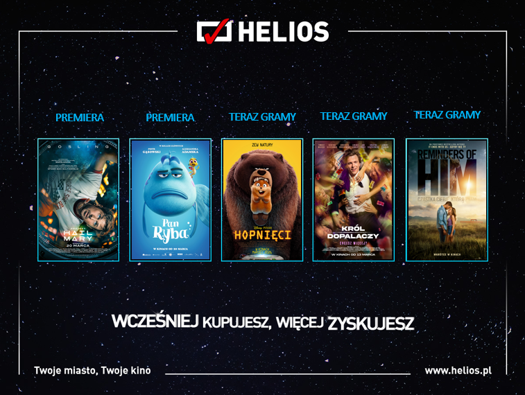 Filmowa wiosna w kinach Helios