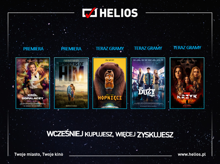 Helios prezentuje najnowszy repertuar i zaprasza na Helios Days!