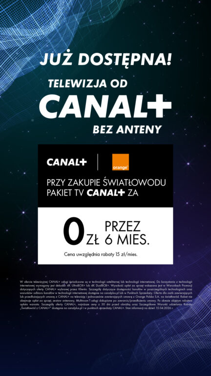 CANAL+ bez anteny – już dostępny!