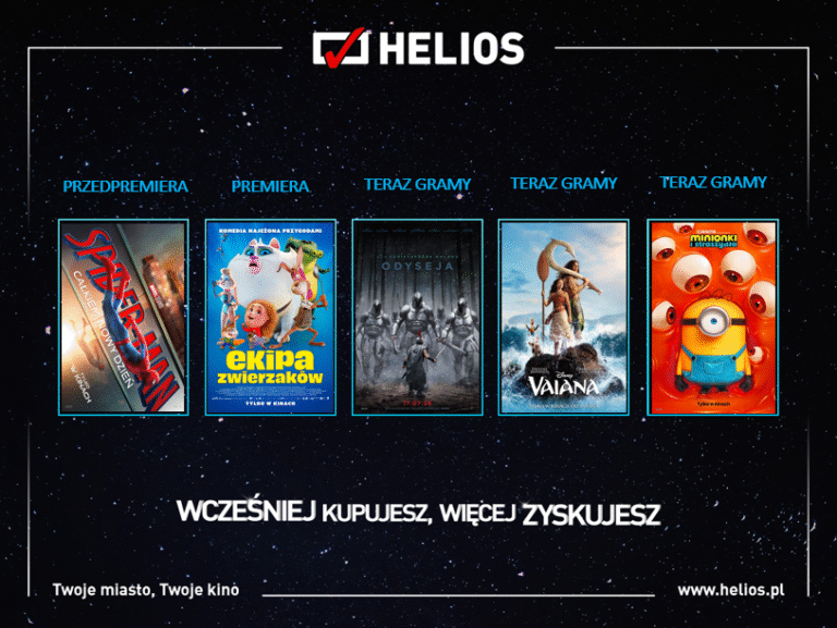 Moc filmowych nowości w kinach Helios