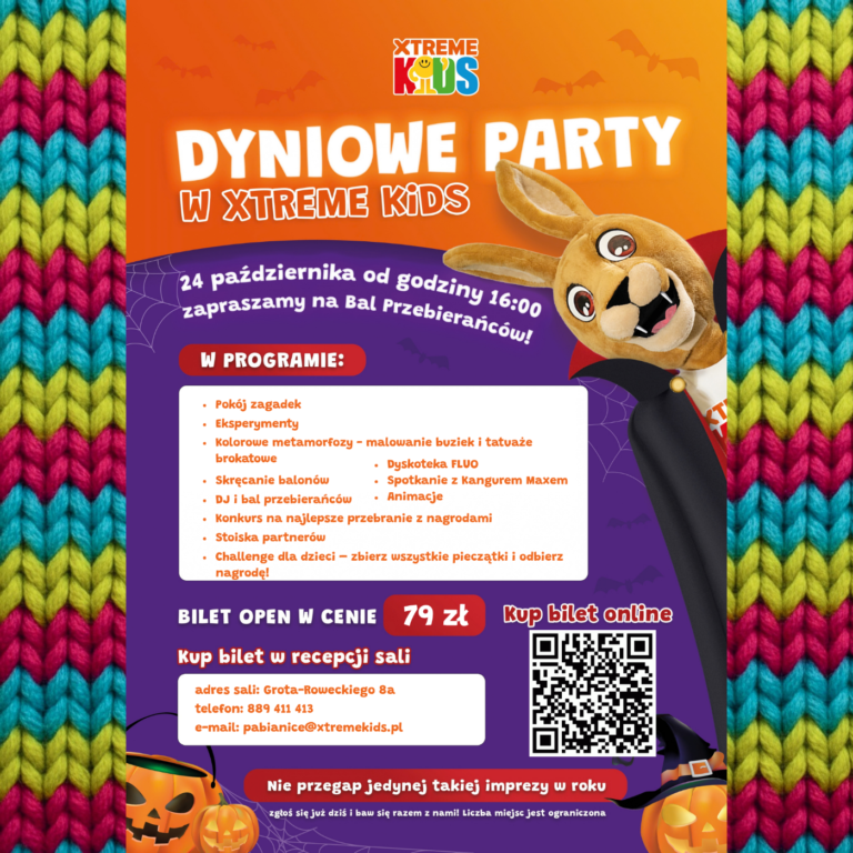 Xtreme Kids zaprasza na Dyniowe Party