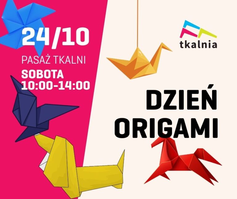 Dzień Origami w Tkalni – 24 października